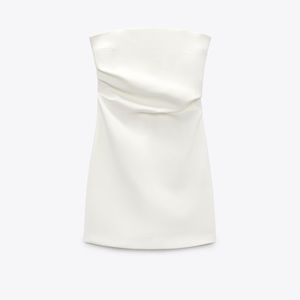 ZARA Short Strapless Dress